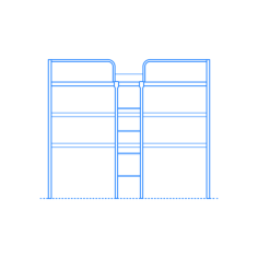 Furniture Bunk Beds Loft Beds Ikea Tuffing Loft Bed Sticker Svg Vector, Free Vectors File
